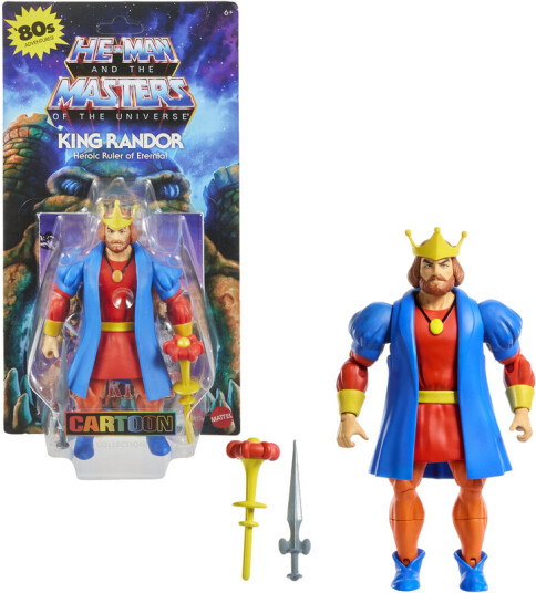 Masters of the Universe Origins: Cartoon Collection  King Randor Action Figure HeMan MOTU