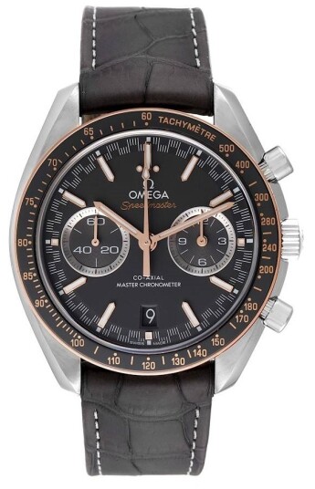Omega Herreklokke 329.23.44.51.06.001 Speedmaster Racing Grå/Lær
