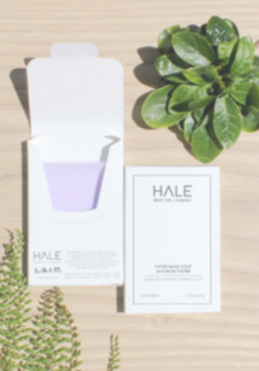 Hale papirsåpe med Calm Lavender duft