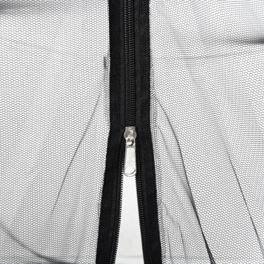  Myggnett for paraply 220 netting svart Φ300x230 cm