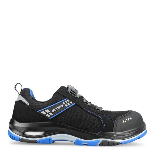 Elten Ian XXTP Pro BOA Blue Low Safety Shoes S3S SRC Black 1 Par SKI-721331-Svart 42