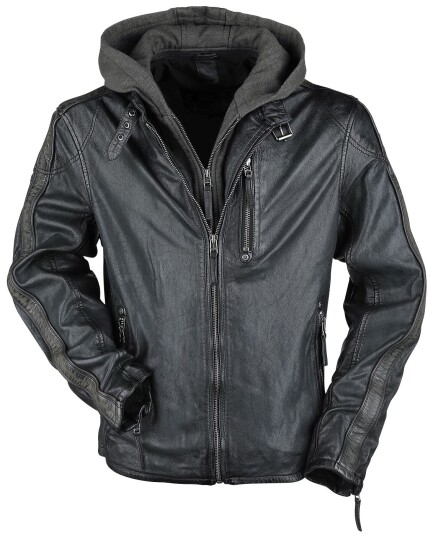 Gipsy Skinnjakke - Steep Slim Fit Lasanv - M til 5XL - Herrer - grå-oliven