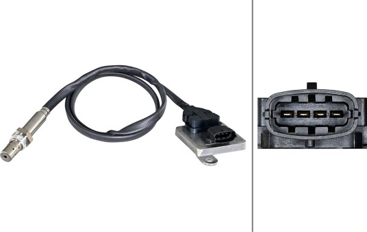 NOx-sensor, NOx-katalysator HELLA 6PN 358 186-921