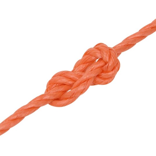  Arbeidstau oransje 6 mm 25 m polypropylen