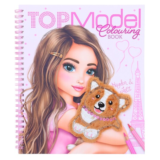 Depesche Aktivitetsbok Paljett/Plysj Corgi Topmodel