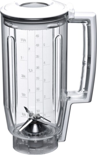 Bosch MUZ5MX1 Blender Tilbehør 1250 ml Transparent for MUM5 Kjøkkenmaskin Bosch MUZ5MX1 Blender Tilbehør 1250 ml Transparent for MUM5 Kjøkkenmaskin