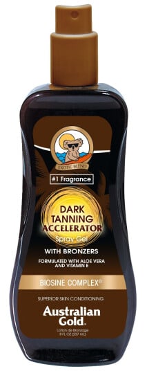 Australian Gold Accelerator Spray Gel with Bronzer 237 ml