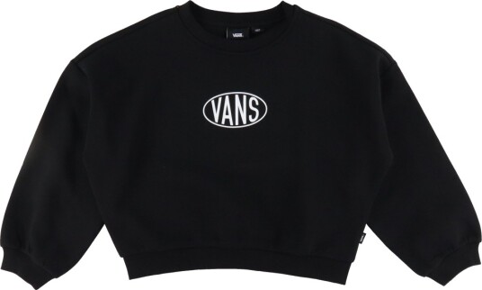 Vans Collegegenser Navn Drop Loose Svart Vans 14 16 år 164 176 Collegegenser
