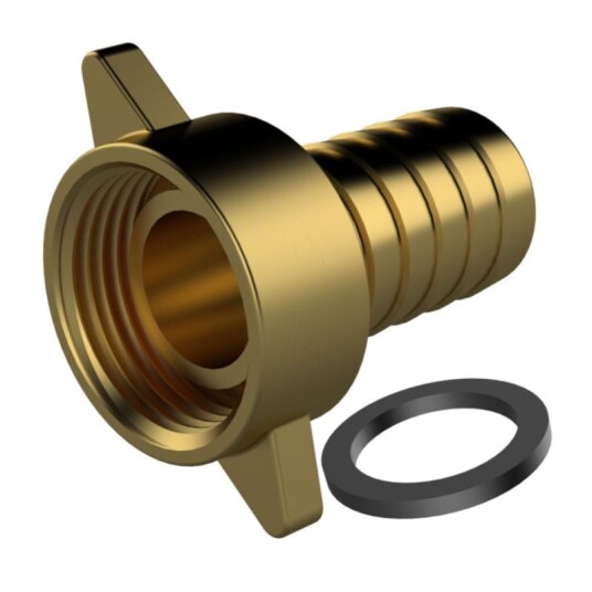 Isiflo Slangekobling med Vingemutter Type 3415 3/4"X1/2"