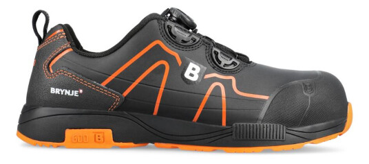 Brynje Stream Safety Shoes S3 SRC Black 1 Par SKI-642-Svart 35