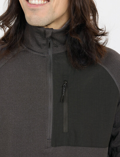 Whistler Helge M Half Zip Midlayer - Grey - XXL Whistler Helge M Half Zip Midlayer - Grey - XXL
