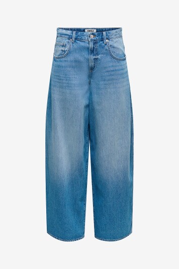 Only   Jeans onlTaylor HW Barrel Dnm Pim678   Blå
