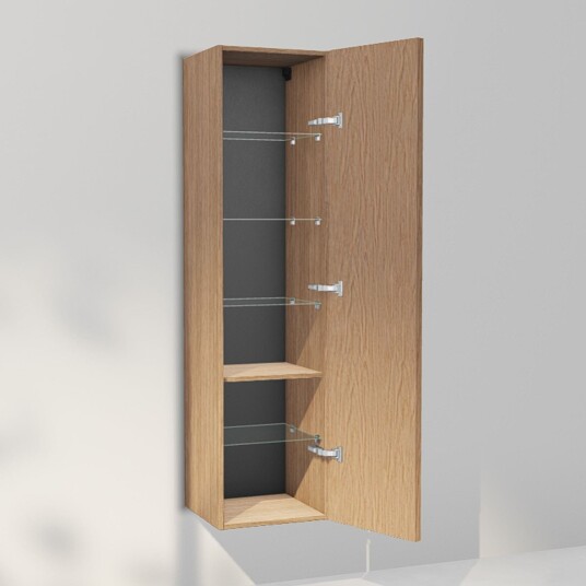 INR Iconic Nordic Rooms Carve 40/40 Høyskap Natural oak / 40cm Høyre Hengslet Nei