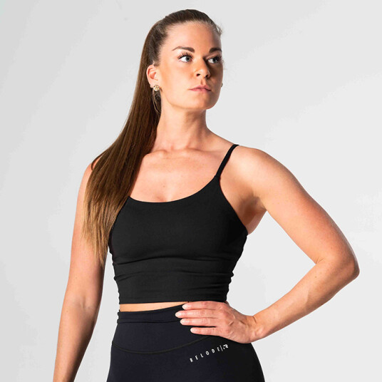 Relode Core Crop Top, Black Relode Core Crop Top, Black