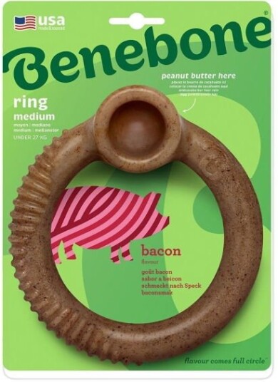 Benebone Tyggering I Nylon Med Baconsmak (M)