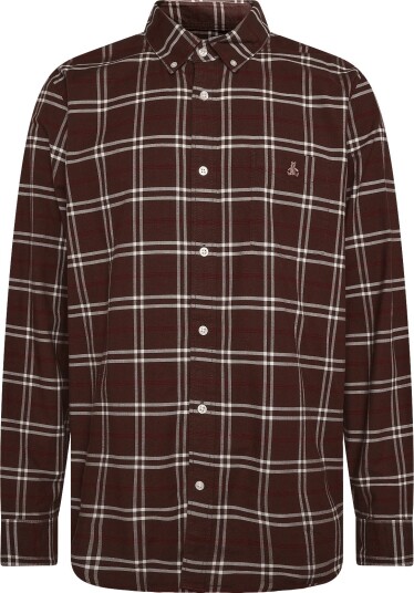GAP Oxford Shirt In Standard Fit WOODSY BROWN XL