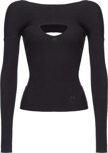 Pinko Dame Strikkevarer Svart M, Pinko Dame Strikkevarer Svart M,