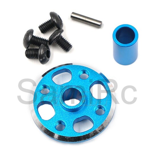 Yeah Racing TATT 026BU Aluminium Spur Gear Adaptor Set for Tamiy