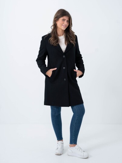 Selected Femme New Alma Wool Coat Sort 40 Selected Femme New Alma Wool Coat Sort 40