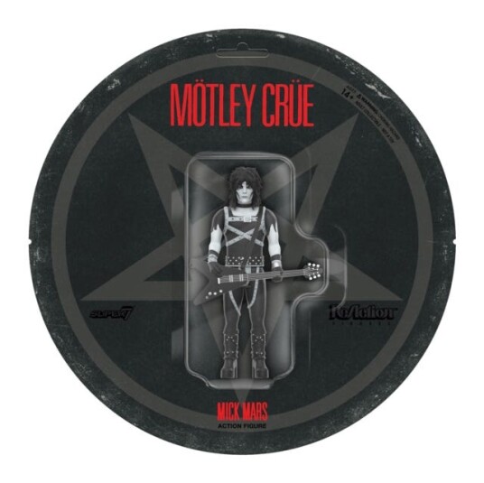 Motley Crue Reaction Figures Wave 02  Mick Mars Shout At The Devil  Black & White