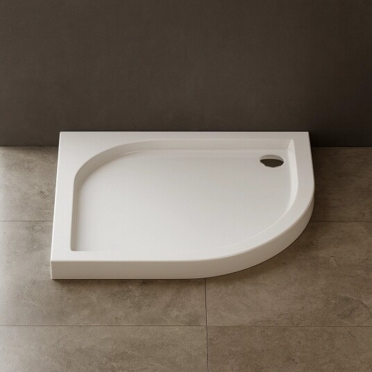 IDEO Kvadrant Dusjkar Hvitt (80 x 80 x 6)