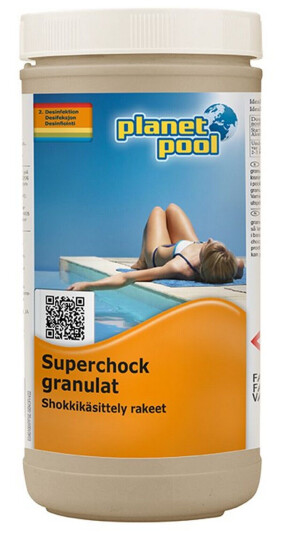 Klor Planet Pool Granulat Superchock 1 kg 1 kg Klor Planet Pool Granulat Superchock 1 kg 1 kg