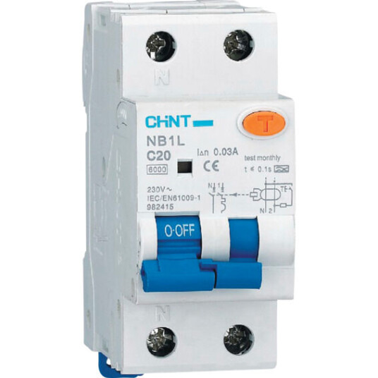 Chint JORDFEILAUTOMAT 1+N 13A K-KAR - 1616001