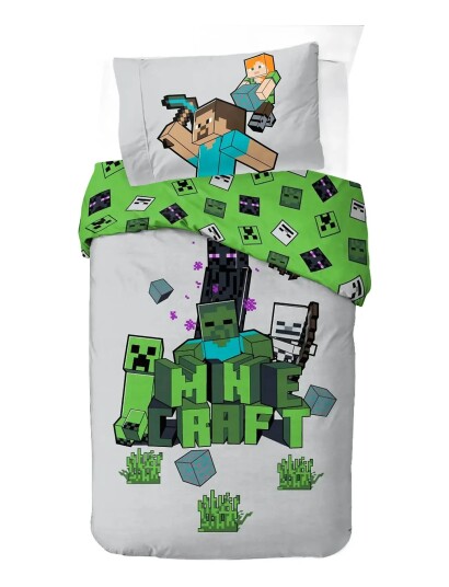 Minecraft Bed Linen Minecraft Build & Explore 140x200 60x63 Cm Green 140x20060x63cm Minecraft Bed Linen Minecraft Build & Explore 140x200 60x63 Cm Green 140x20060x63cm