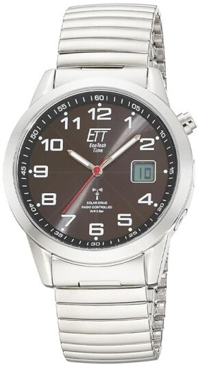 ETT Eco Tech Time Herreklokke EGS 11712 22Z Brun/Stål Ø41 mm