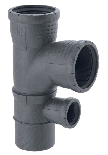 Geberit Silent pro Pp mx Kombigrenrør Hjørne 110x110x50mm