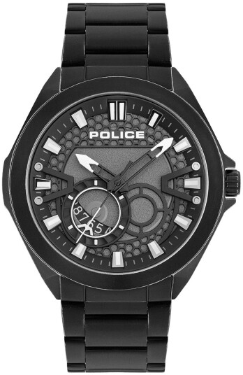 Police Herreklokke PEWJH2110301 Grå/Stål Ø48 mm Police Herreklokke PEWJH2110301 Grå/Stål Ø48 mm