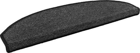  Selvlimende trappematter 15 pcs Antrasitt 80 x 24,5 x 3,5 cm