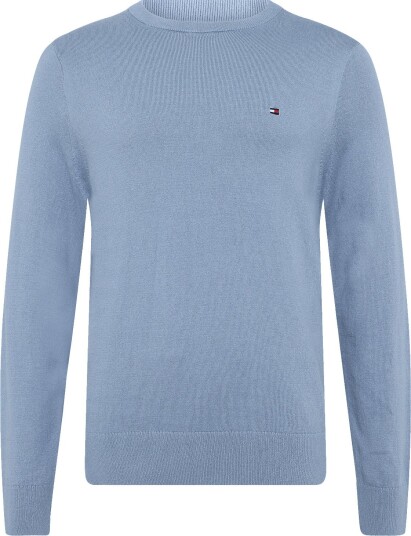 Tommy Hilfiger Pima Org Ctn Cashmere Crew Neck - Blue - XXL