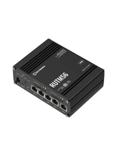Teltonika RUTM56 Dual Modem Trådløs Router med 5G Wi-Fi 5 DIN Skinnemonterbar