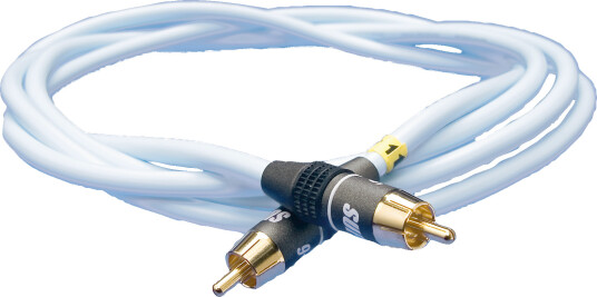 SUPRA 1001905312 Subwoofer kabel 2 x Cinch hann/hunn 6 m Stikkontakter & kabler