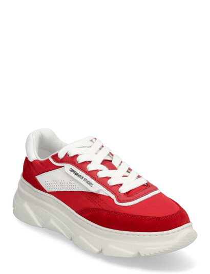 Copenhagen Studios Cph56 Leather Mix Leo/White - Red - 39