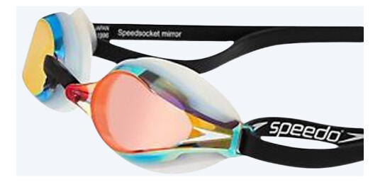 Speedo Elite svømmebriller Speedsocket 2 Gull Mirror