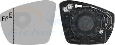 Speilglass, ytterspeil VAN WEZEL 5706835