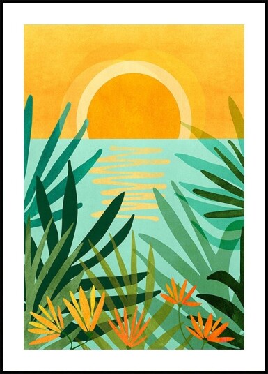 Peaceful Tropics Poster Plakat / 30x40cm Peaceful Tropics Poster Plakat / 30x40cm