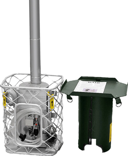 Teltog lavvoovn 6–14 kW Volcano Teltovn
