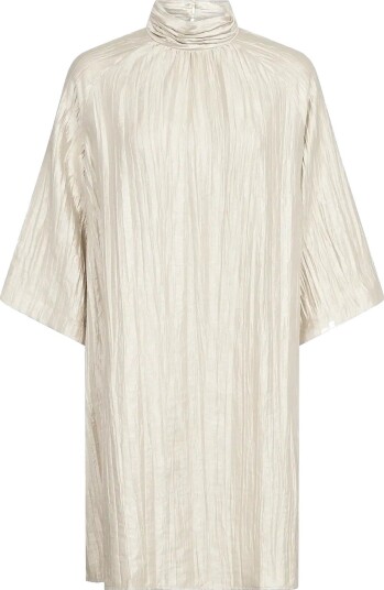 MOS MOSH Mmkerstine Highneck Dress MOURNING DOVE XS