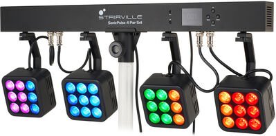 Stairville SonicPulse 4 Par Set