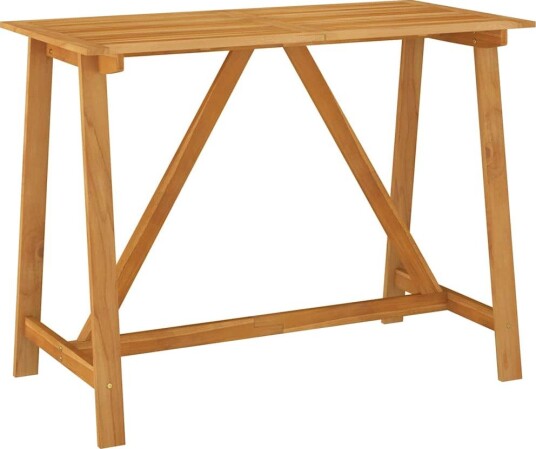 vidaXL Utendørs barbord 140x70x104 cm heltre akasie