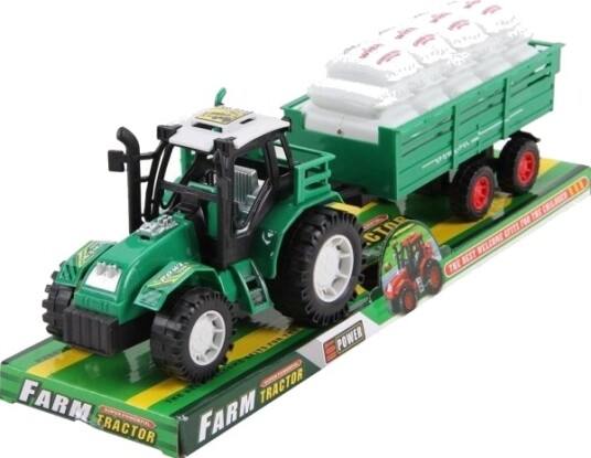 Trifox Traktor Med Henger Og Korn A-0723 73574 Trifox Traktor Med Henger Og Korn A-0723 73574