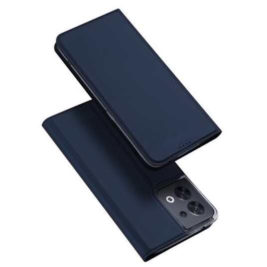 Dux Ducis Dux Ducis Skin Pro-Deksel For Oppo Reno 8-Deksel Med Klaff Kort Lommebokstativ Blå