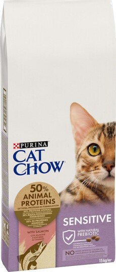 Cat Chow Special Care Sensitive Rikt På Laks 15 kg