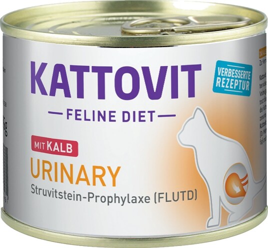 Kattovit Urinary Struvittstein-Diett Våtfôr Kalv 6 X 185 G