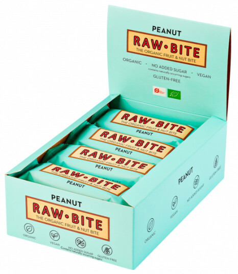 RawBite Peanut 12-Pack 50g 12 Bare