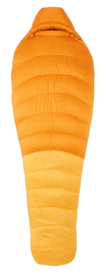 Marmot Lithium Dunsovepose Unisex 183 cm Mumieformet Venstre Glidelås Gul