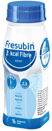 Fresubin 2kcal Fibre Drink nøytral, 4x200 ml Fresubin 2kcal Fibre Drink nøytral, 4x200 ml